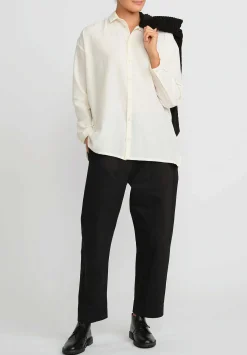 Toogood The Draughtsman Cotton Herringbone Shirt In Raw White