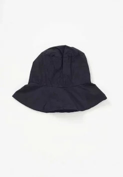 Album di Famiglia Tissue Cotton Hat In Black