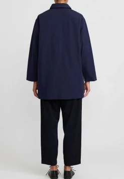 Casey Casey Tough Cotton Ethal Jacket In Navy Blue