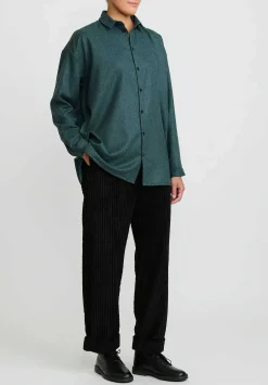 Toogood Tracer Trouser Corduroy Pants In Flint Black