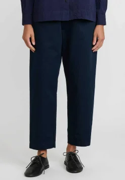 Casey Casey Twill Fabi Italian Pant In Navy Blue