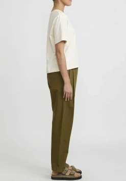 Toogood Twill Signaller Trouser In Khaki Green