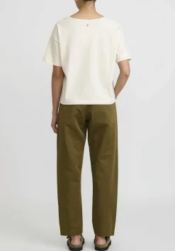 Toogood Twill Signaller Trouser In Khaki Green