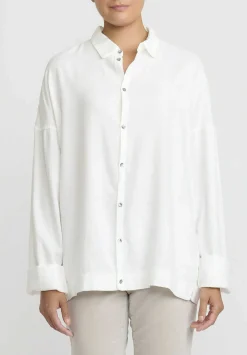 Album di Famiglia Unisex Collar Shirt In Milk White