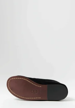 Album di Famiglia Velvet Lace-Up Shoes In Black