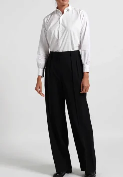 The Row Wide Leg ''Phoebe'' Pants In Black