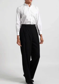 The Row Wide Leg ''Phoebe'' Pants In Black