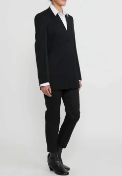 Jil Sander Wool Tailored Blazer In Black