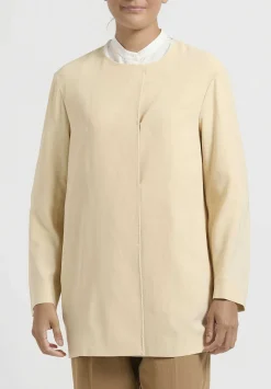 The Row Wool/Silk ''Alani'' Jacket In Oatmeal