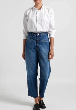 Closed Worker '85'' High-Rise Jeans In Mid-Blue