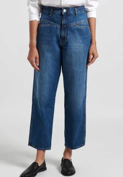 Closed Worker '85'' High-Rise Jeans In Mid-Blue