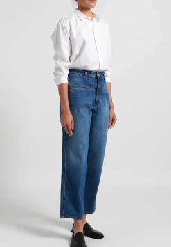 Closed Worker '85'' High-Rise Jeans In Mid-Blue
